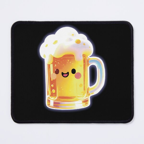 Item preview, Cheerful Beer Mug Kawaii Sticker designed and sold by Origen88.