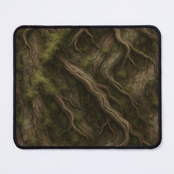 Item preview, Mystical Forest Bark & Vines Seamless Pattern Nature Fantasy Texture designed and sold by Buzzink.