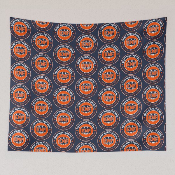 Item preview, Every Night Football "Circular Slogan" (Navy & Orange) designed and sold by GX3-Creative.