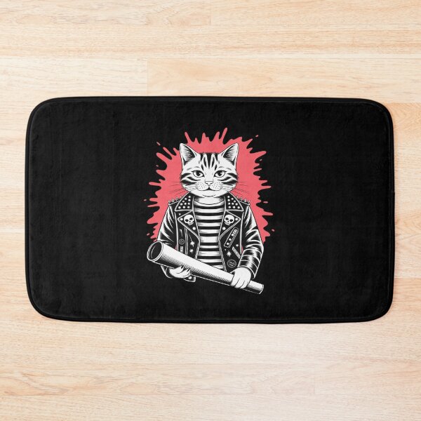 Item preview, Cute Punk CAT for Cats Lovers - Music & Cat's RETRO 70s 80s designed and sold by itsnothatweird.