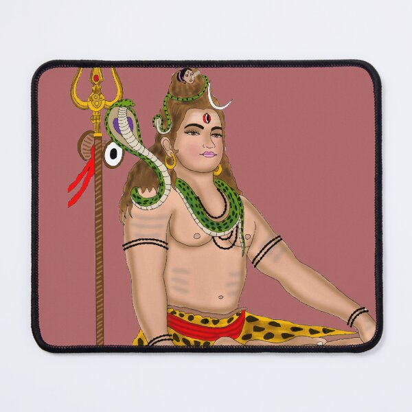 Item preview, Shiva in Meditation | Mahadev Yoga Artwork | Spiritual Hindu Wall Art designed and sold by Harshit_Digital_Arts.