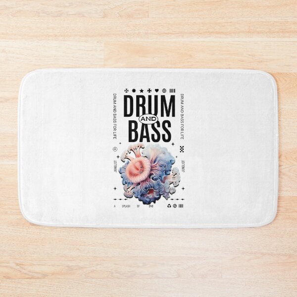 Item preview, DRUM AND BASS  - Ocean Life DNB (Black)  designed and sold by Discothreadz.