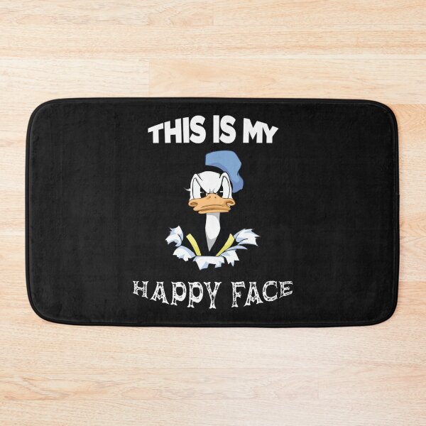Item preview, Donald_Duck_Angry_Grumpy This_is_My_Happy Face designed and sold by IsaiahSchiller.