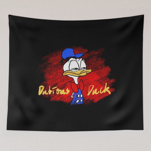 Item preview, Dubious (Donald) Duck (Red Streaks) designed and sold by IsaiahSchiller.