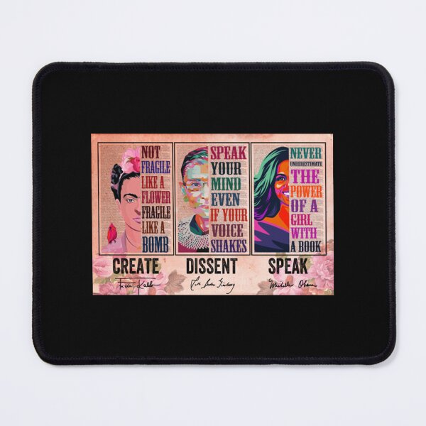 Item preview, Empowering Women Not Fragile Like a Flower, Fragile Like a Bomb Speak Your Mind designed and sold by Coussahi.