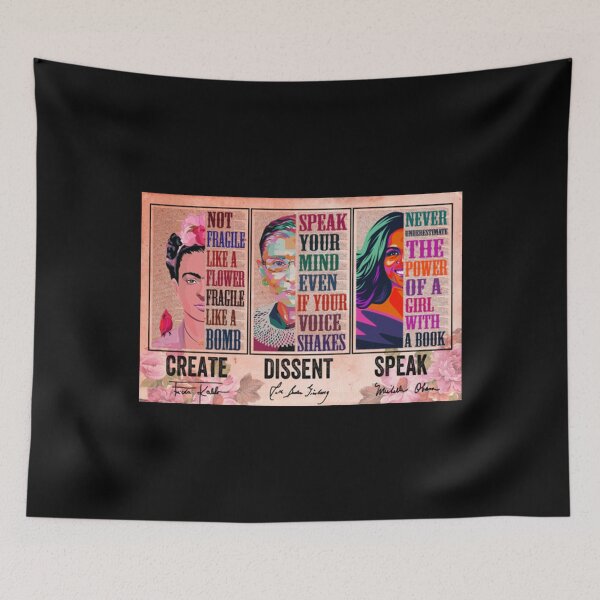 Item preview, Empowering Women Not Fragile Like a Flower, Fragile Like a Bomb Speak Your Mind designed and sold by Coussahi.