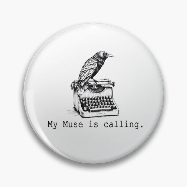 Item preview, Raven My Muse Is Calling Writer Author designed and sold by RowanGraphics.