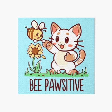 Aperçu de l'œuvre Bee Pawsitive créée et vendue par TechraNova.