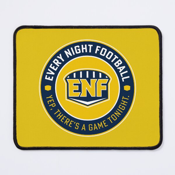 Item preview, Every Night Football "Circular Slogan" (Navy & Yellow) designed and sold by GX3-Creative.