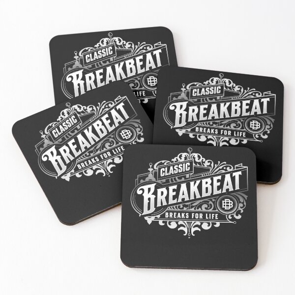Item preview, BREAKBEAT  - Classic Olde School (White)  designed and sold by Discothreadz.