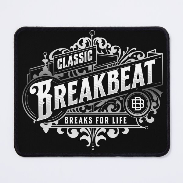 Item preview, BREAKBEAT - Classic Olde School (White) designed and sold by Discothreadz.