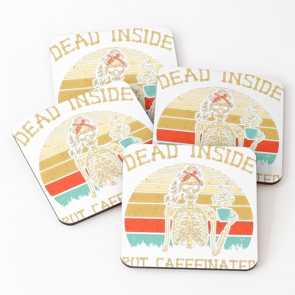 Item preview, Dead Inside but Caffeinated t Shirt designed and sold by LucasGimenez1.