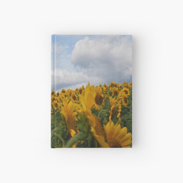 Sunflower Garden Hardcover Journal