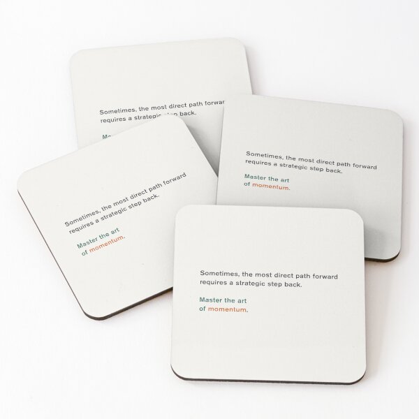 Item preview, “Strategic retreat is the path to momentum.”  designed and sold by chapeto.