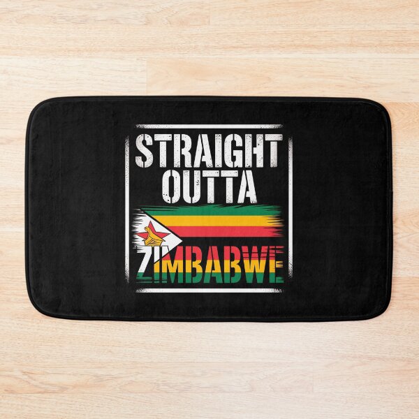 Item preview, Straight Outta Zimbabwe Flag Essential designed and sold by The Hobby Bunny.