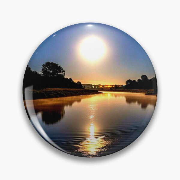 Item preview, Serene River with a Full Moon designed and sold by Heartlight88.