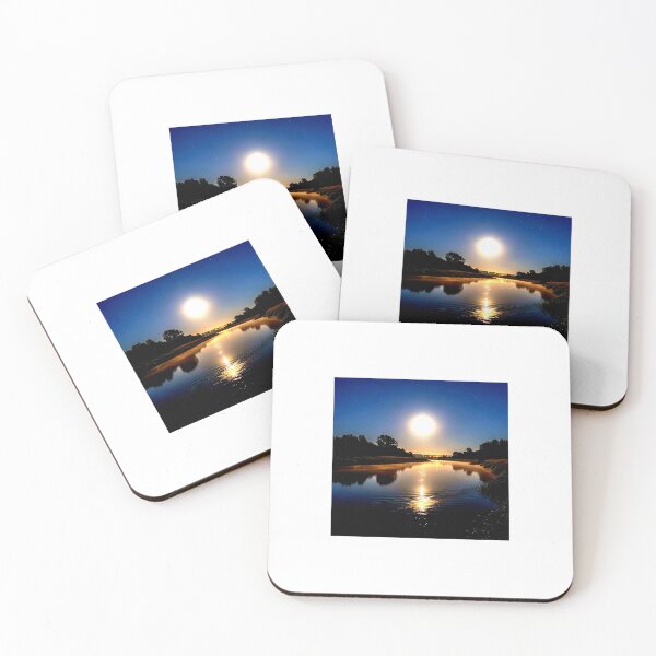 Item preview, Serene River with a Full Moon designed and sold by Heartlight88.