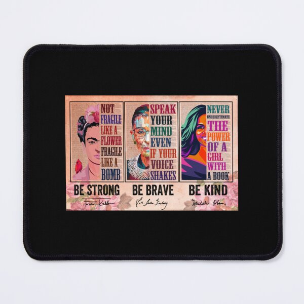 Item preview, Frida Kahlo Not Fragile Like a Flower, Fragile Like a Bomb - Empowering Women in Art, Rebel designed and sold by Coussahi.