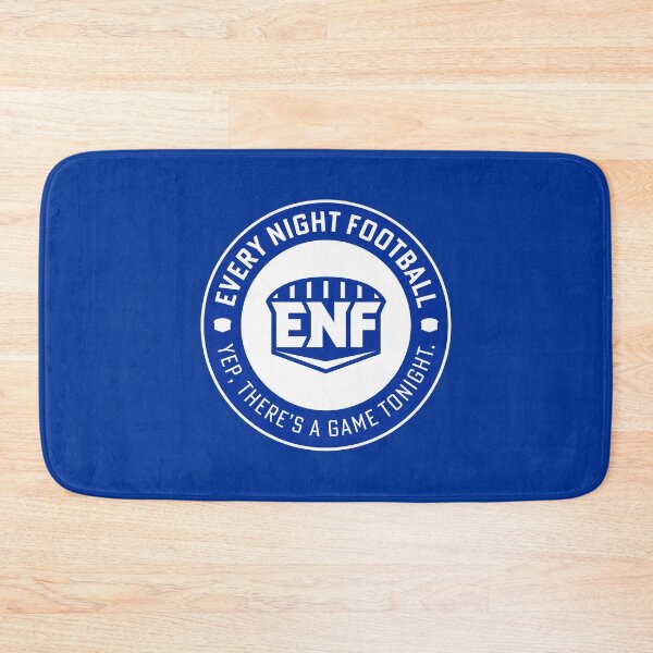 Item preview, Every Night Football "Circular Slogan" (Blue & White) designed and sold by GX3-Creative.