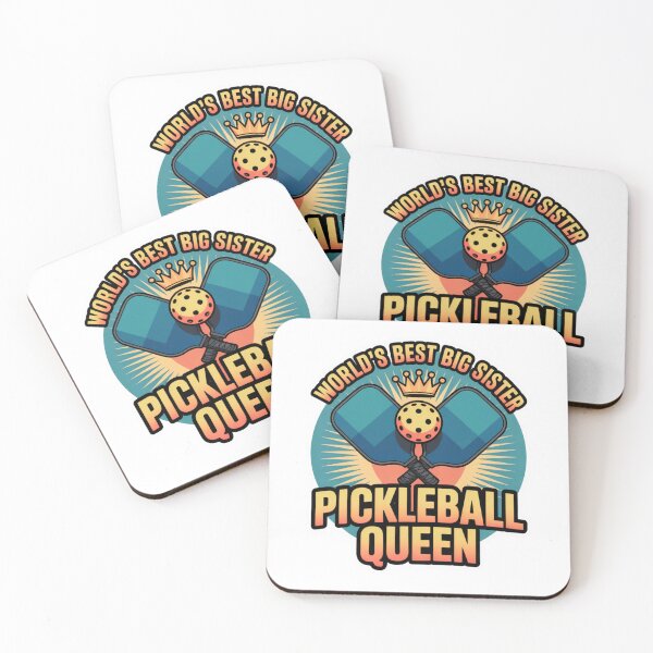 Item preview, World’s Best Big Sister Pickleball Queen, World’s Best Big Sister Pickleball Queen, Fun Sports Gift Sticker  designed and sold by podlook.