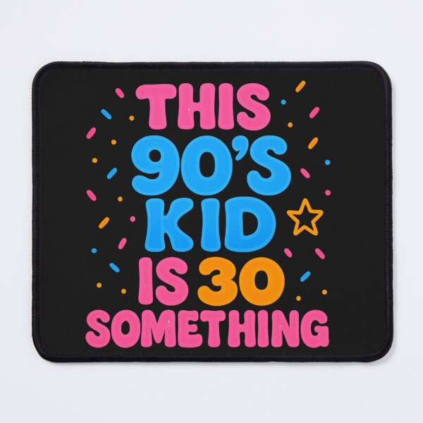 Item preview, This 90’s Kid is 30 Something – Funny Retro Birthday Design designed and sold by PixelExpressStudio.
