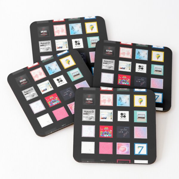 Item preview, BTS Albums Stamps Sticker designed and sold by TheodoChauvin.
