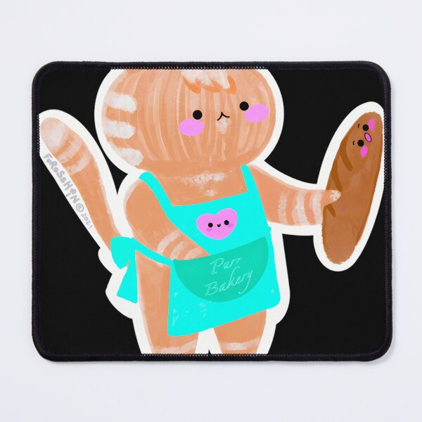 Item preview, Baker-Cat-And-Bread-Active-T-Shirt designed and sold by dongmarc.