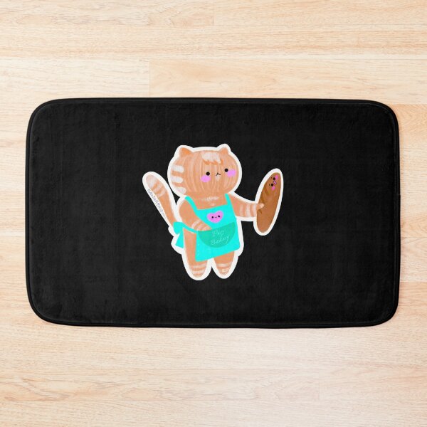 Item preview, Baker-Cat-And-Bread-Active-T-Shirt designed and sold by dongmarc.