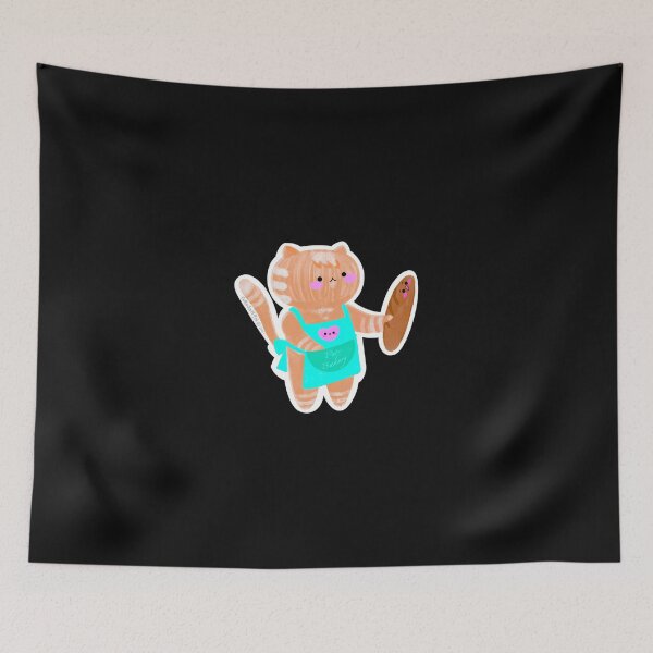 Item preview, Baker-Cat-And-Bread-Active-T-Shirt designed and sold by dongmarc.
