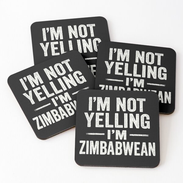 Item preview, I'm Not Yelling I'm ZIMBABWEAN - Funny ZIMBABWEAN designed and sold by The Hobby Bunny.