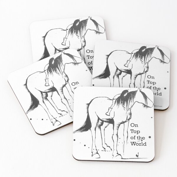 Item preview, On Top of the World, child hugging their horse designed and sold by Running Duck Studio.