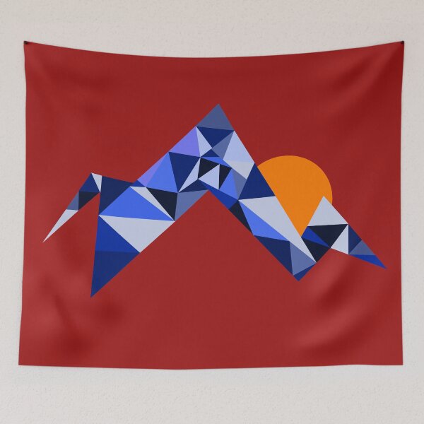Item preview, Geometric Mountains designed and sold by chriswilson111.