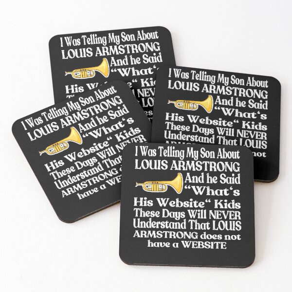 Item preview,  I Was Telling My Son About Louis Armstrong designed and sold by MathiasToy.