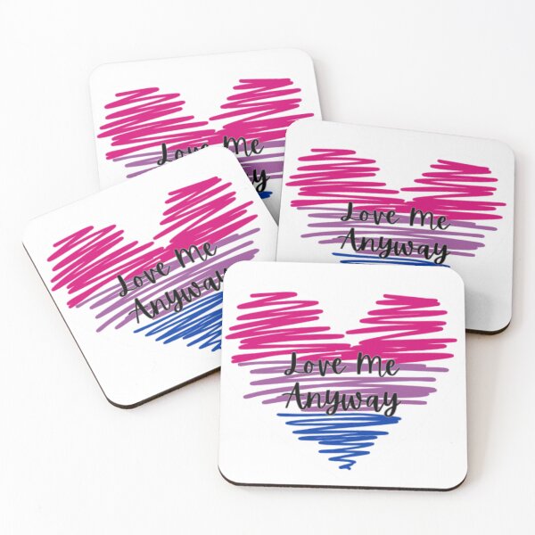 Item preview, Love Me Anyway Bi Heart designed and sold by jenivy95.