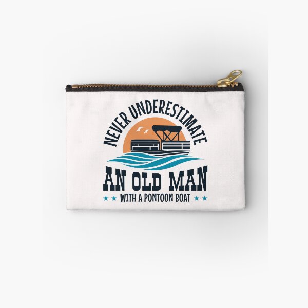 Item preview, Never Underestimate An Old Man with a Pontoon Boat designed and sold by jaygo.
