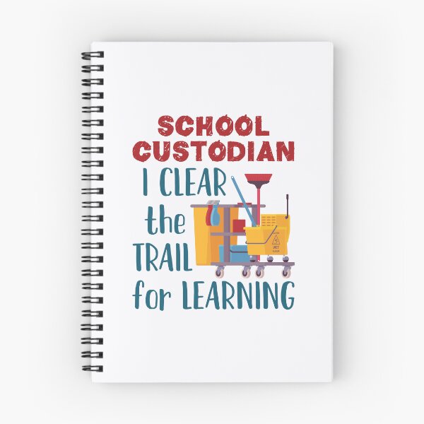 Item preview, School Custodian I Clear the Trail for Learning designed and sold by jaygo.