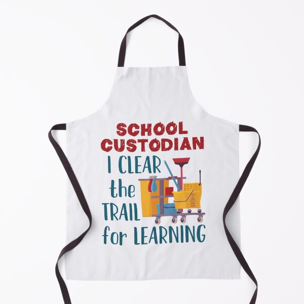 Item preview, School Custodian I Clear the Trail for Learning designed and sold by jaygo.