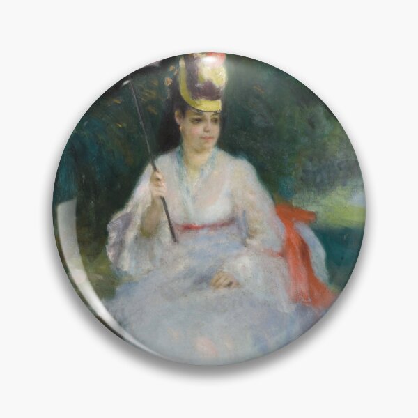 Item preview, Renoir painting of a lady designed and sold by Victoriana Brooke.