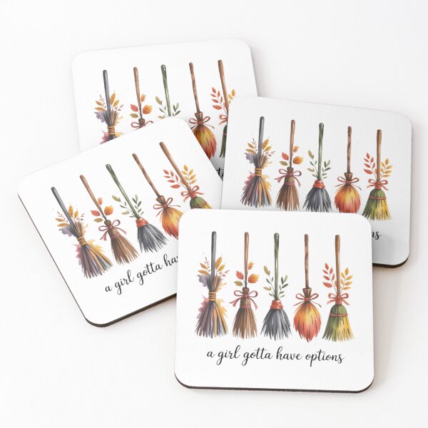 Item preview, A Girl Gotta Have Options Witches Feeling Witchy Halloween designed and sold by Vastingan.