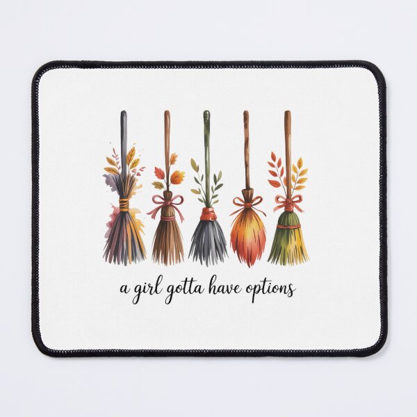 Item preview, A Girl Gotta Have Options Witches Feeling Witchy Halloween designed and sold by Vastingan.