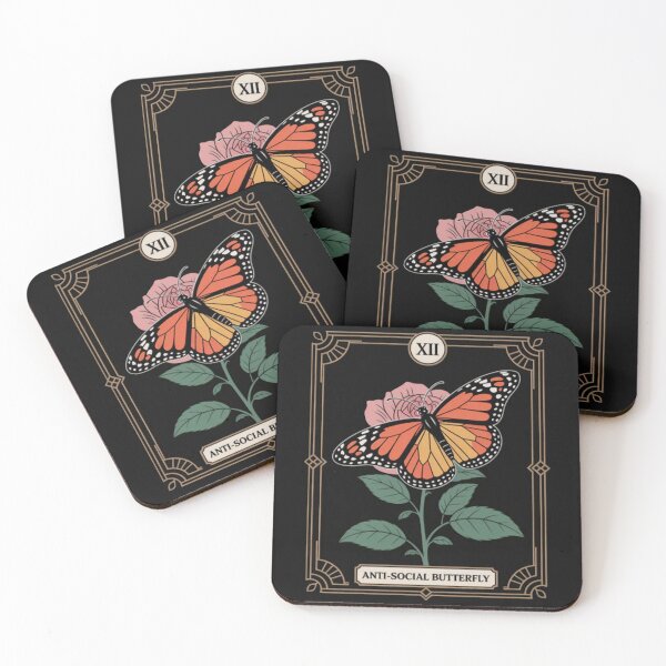 Item preview, Anti-Social Butterfly Tarot  designed and sold by Vastingan.