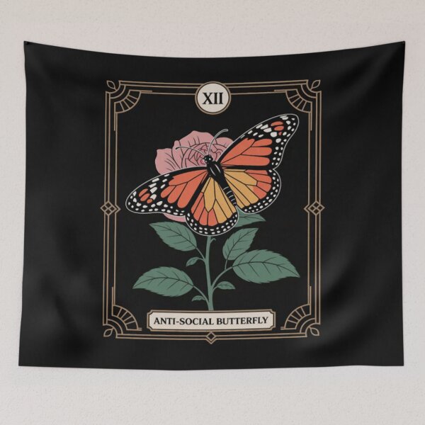 Item preview, Anti-Social Butterfly Tarot  designed and sold by Vastingan.