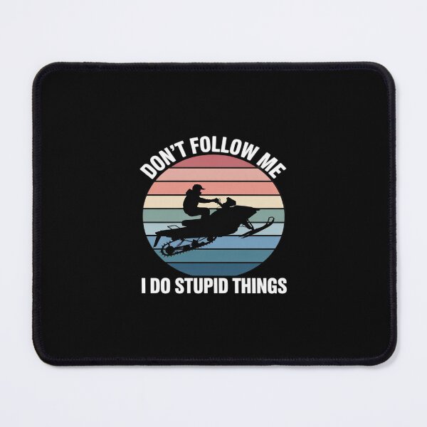 Item preview, Don’t Follow Me Vintage Snowmobile Lover Riders designed and sold by petrichorsworld.