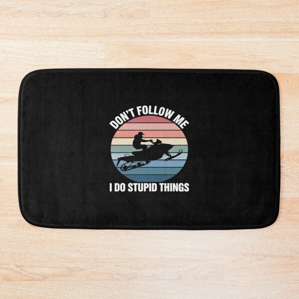 Item preview, Don’t Follow Me Vintage Snowmobile Lover Riders designed and sold by petrichorsworld.