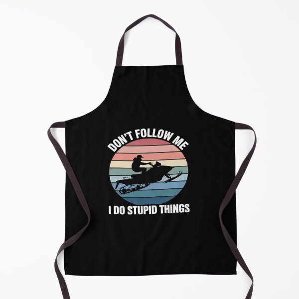 Item preview, Don’t Follow Me Vintage Snowmobile Lover Riders designed and sold by petrichorsworld.