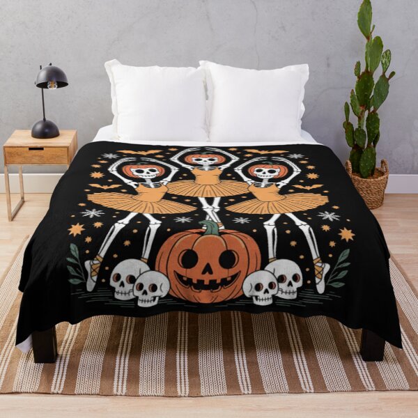 Item preview, Ballet Pumpkin Skeleton Scary Halloween designed and sold by Vastingan.
