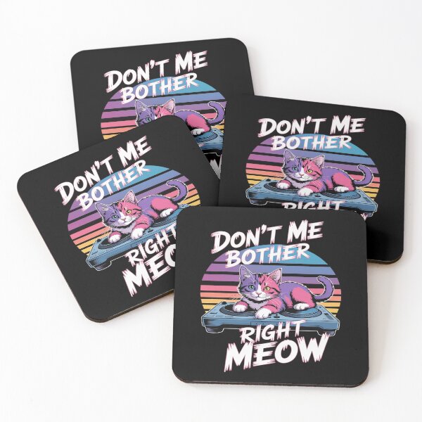 Item preview, Don't Bother Me Right Meow Cat Gamer Video Games Lover designed and sold by petrichorsworld.