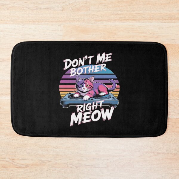 Item preview, Don't Bother Me Right Meow Cat Gamer Video Games Lover designed and sold by petrichorsworld.