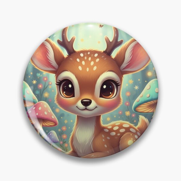Item preview, Enchanted Forest Fawn - Whimsical Woodland Baby Deer designed and sold by Kash3f.