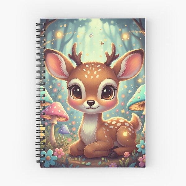 Item preview, Enchanted Forest Fawn - Whimsical Woodland Baby Deer designed and sold by Kash3f.